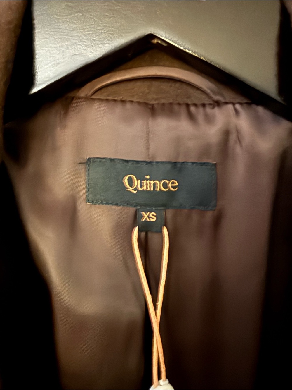 NWT Quince Italian Wool, Double-Breasted Slouch Coat, XS, Dark Brown - Picture 2 of 12